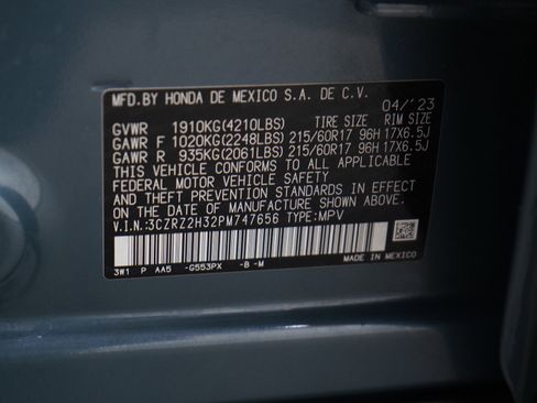 Used 2023 Honda HR-V LX image 28