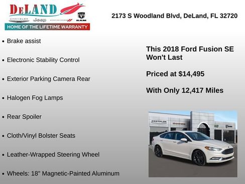 Used 2018 Ford Fusion SE w/ Equipment Group 201A image 18