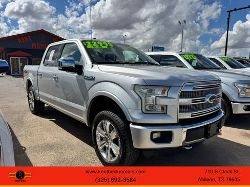 Used 2016 Ford F150 Platinum w/ Trailer Tow Package image 1