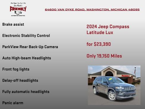 Used 2024 Jeep Compass Latitude AWD/4WD image 20