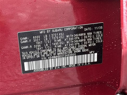 New 2026 Subaru Ascent Premium image 31