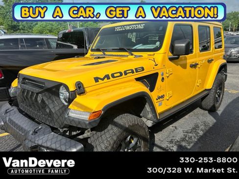 Used 2019 Jeep Wrangler Unlimited Sahara w/ Quick Order Package 24M Moab AWD/4WD image 1