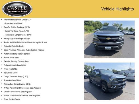 Used 2015 Chevrolet Colorado Z71 w/ LPO, Gearon Divider Package AWD/4WD image 4