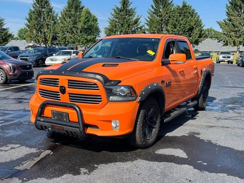 Used 2017 RAM 1500 Sport w/ Ignition Orange Sport Package AWD/4WD image 2