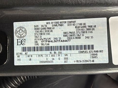 Used 2026 Ford F150 Tremor w/ Bed Utility Package AWD/4WD image 40