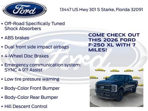 New 2026 Ford F250 XL w/ STX Appearance Package image 30
