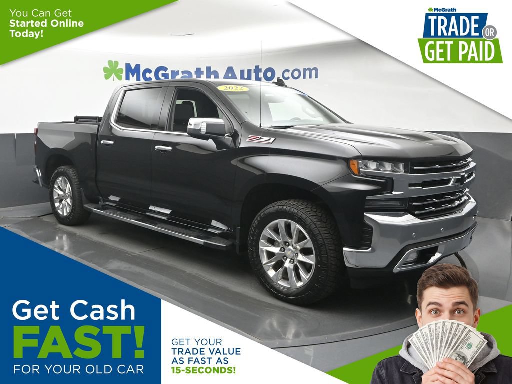 Used 2022 Chevrolet Silverado 1500 LTZ w/ LTZ Premium Package AWD/4WD image 1