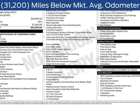 Used 2018 RAM ProMaster City Tradesman FWD image 17