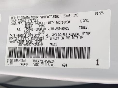 New 2026 Toyota Tundra 1794 Edition image 19