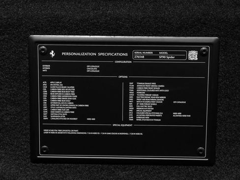 Certified 2022 Ferrari SF90 Spider AWD/4WD image 24