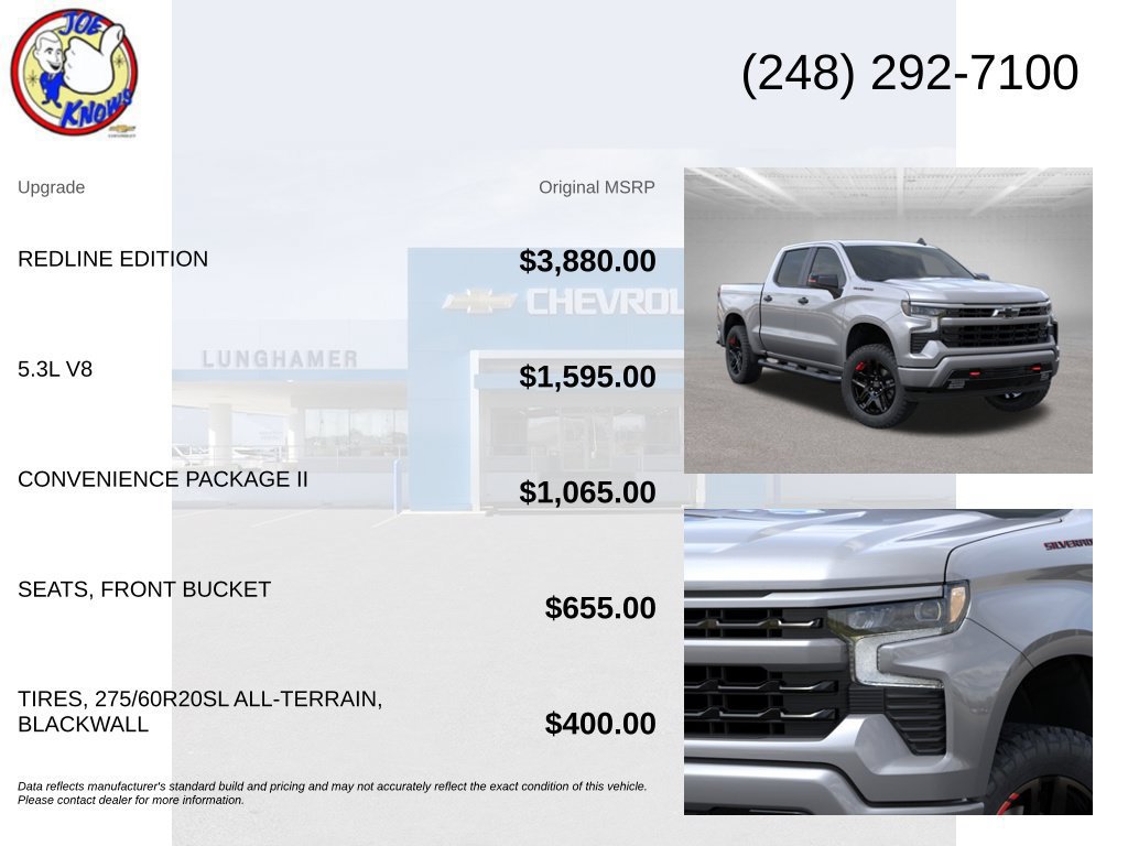 New 2026 Chevrolet Silverado 1500 RST w/ Redline Edition AWD/4WD image 5
