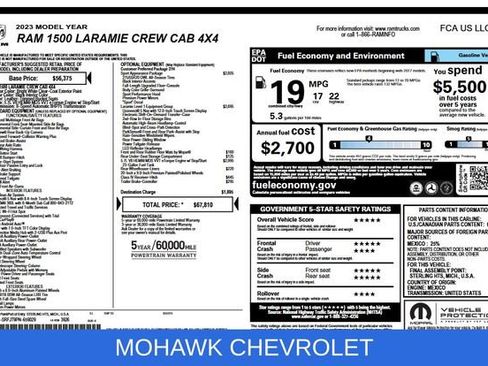 Used 2023 RAM 1500 Laramie AWD/4WD image 2