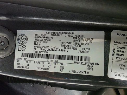 Used 2022 Ford Escape Titanium AWD/4WD image 42