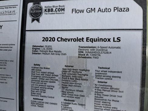 Used 2020 Chevrolet Equinox LS w/ LS Convenience Package image 35