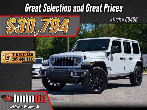 Used 2025 Jeep Wrangler Unlimited Sahara w/ Safety Group AWD/4WD image 1