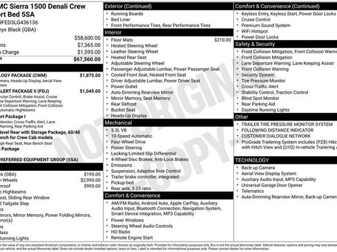 Used 2020 GMC Sierra 1500 Denali w/ Technology Package AWD/4WD image 31