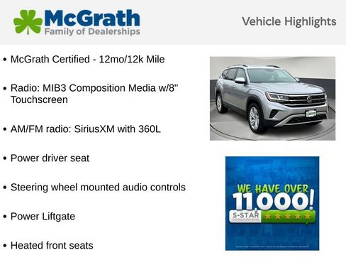 Used 2023 Volkswagen Atlas SE w/ Panoramic Sunroof Package image 5