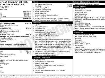 Used 2019 Chevrolet Silverado 1500 High Country w/ Technology Package
