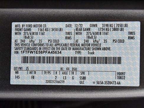 Used 2023 Ford F150 XLT w/ Equipment Group 302A High AWD/4WD image 16