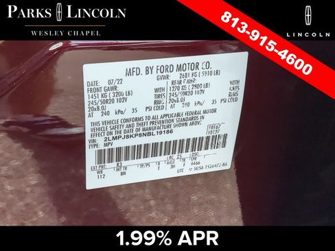 Used 2022 Lincoln Nautilus Reserve w/ Luxury Package AWD/4WD image 36