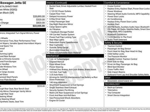 Used 2017 Volkswagen Jetta SE image 4