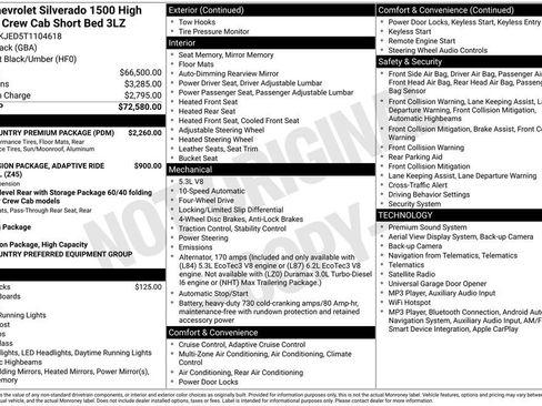 Used 2026 Chevrolet Silverado 1500 High Country w/ High Country Premium Package AWD/4WD image 32
