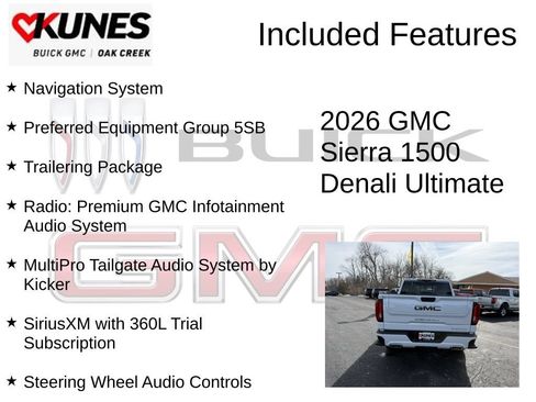 New 2026 GMC Sierra 1500 Denali Ultimate AWD/4WD image 2