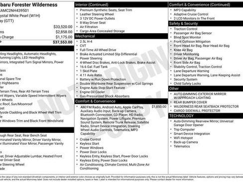Used 2022 Subaru Forester Wilderness image 5