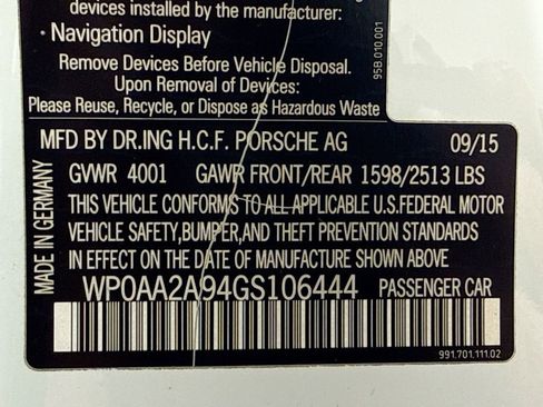 Used 2016 Porsche 911 Carrera image 30