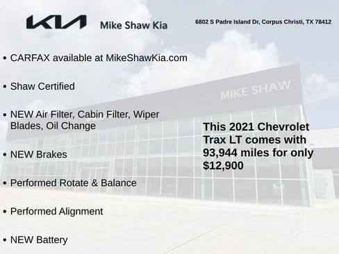 Used 2021 Chevrolet Trax LT FWD image 3