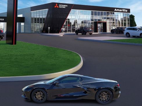 Used 2021 Chevrolet Corvette Stingray Preferred Conv w/ Chrome Exterior Badge Package RWD image 2