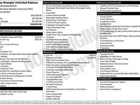 Used 2021 Jeep Wrangler Unlimited Rubicon image 15