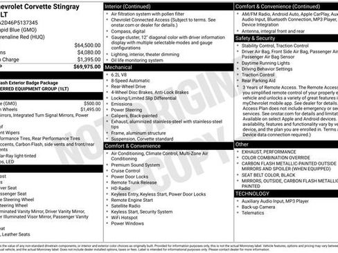 Used 2023 Chevrolet Corvette Stingray Coupe w/ 1LT image 31