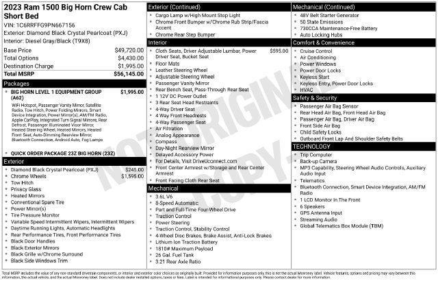 Used 2023 RAM 1500 Big Horn AWD/4WD image 11
