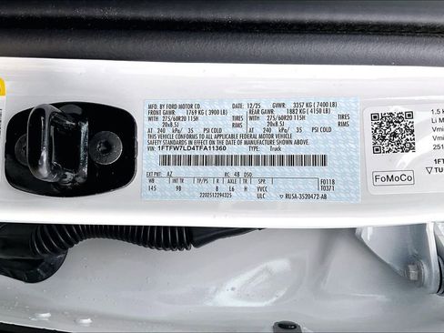 New 2026 Ford F150 Platinum w/ Equipment Group 702A High image 12