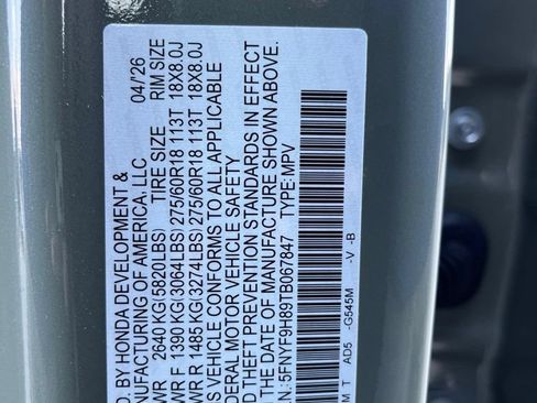 Certified 2026 Honda Passport TrailSport Elite image 10