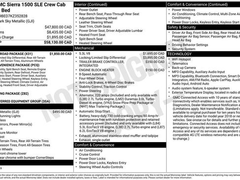 Used 2019 GMC Sierra 1500 SLE w/ X31 Off-Road Package AWD/4WD image 34