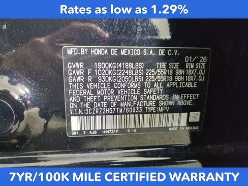 Certified 2026 Honda HR-V Sport image 28