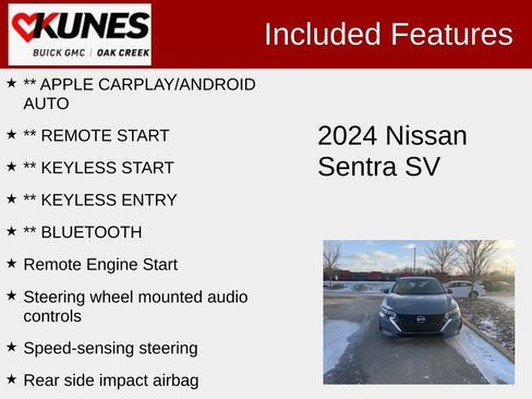 Used 2024 Nissan Sentra SV w/ All-Weather Package image 2