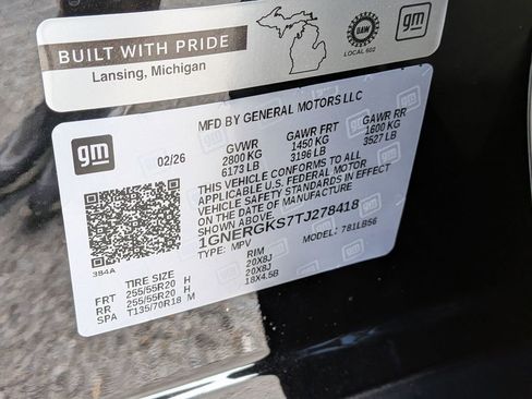 New 2026 Chevrolet Traverse LT w/ Midnight/Sport Edition image 33