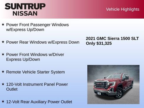 Used 2021 GMC Sierra 1500 SLT w/ SLT Premium Plus Package image 24