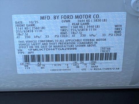 New 2026 Ford Explorer Active image 17