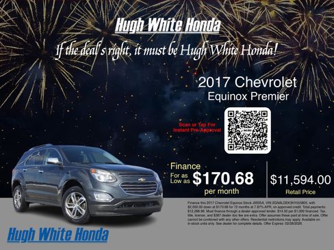 Used 2017 Chevrolet Equinox Premier w/ Enhanced Convenience Package image 3