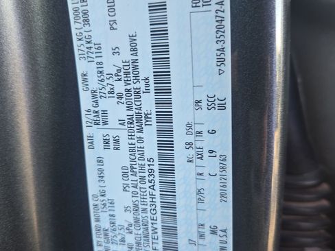 Certified 2017 Ford F150 XLT w/ Equipment Group 302A Luxury image 31