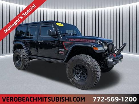 Used 2020 Jeep Wrangler Unlimited Rubicon w/ Quick Order Package 28Y Recon AWD/4WD image 1