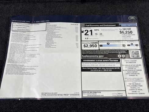 Used 2026 Land Rover Range Rover Long Wheelbase SE image 31