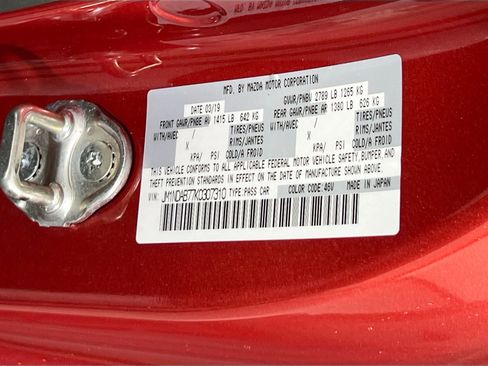 Used 2019 MAZDA MX-5 Miata Sport RWD image 28