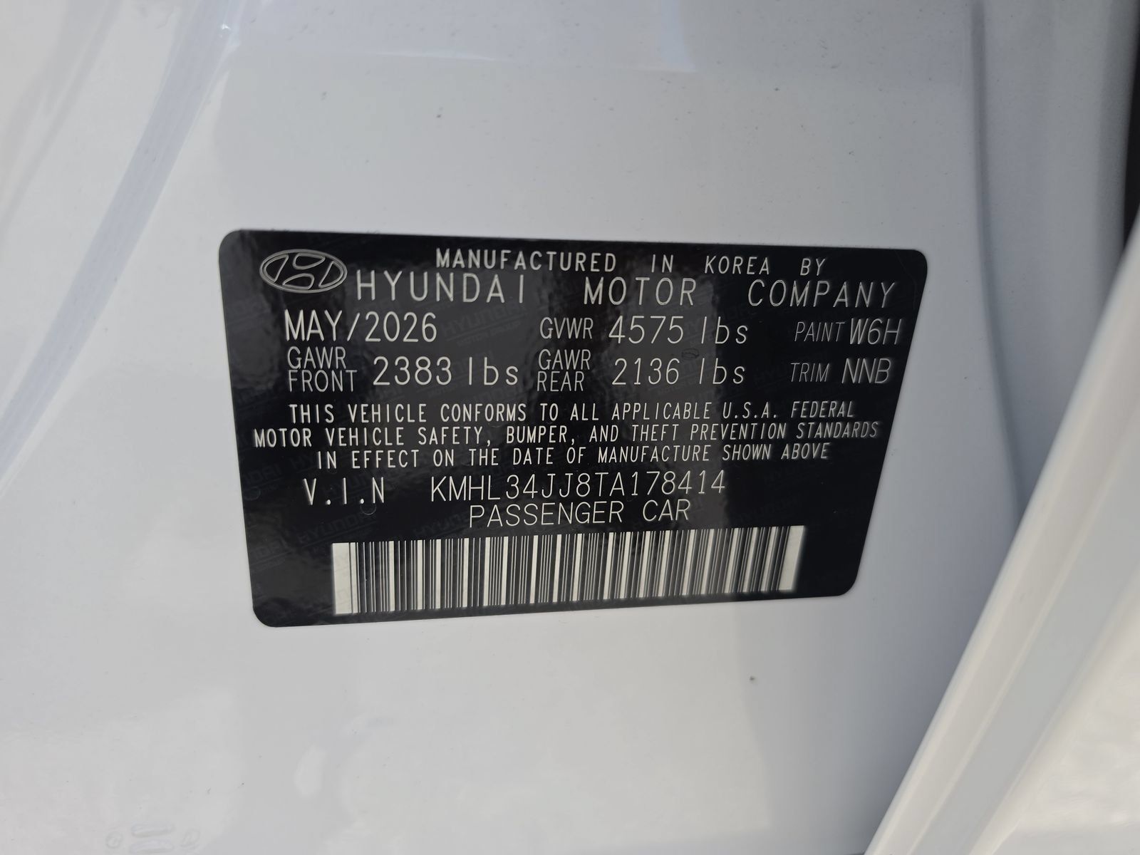 New 2026 Hyundai Sonata SEL FWD image 34