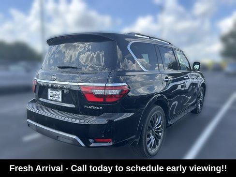 Used 2021 Nissan Armada Platinum w/ Captain's Chairs Package AWD/4WD image 3