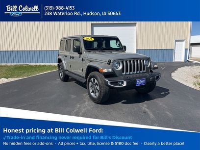 Used 2021 Jeep Wrangler Unlimited Sahara w/ Uconnect 4C Nav & Sound Group